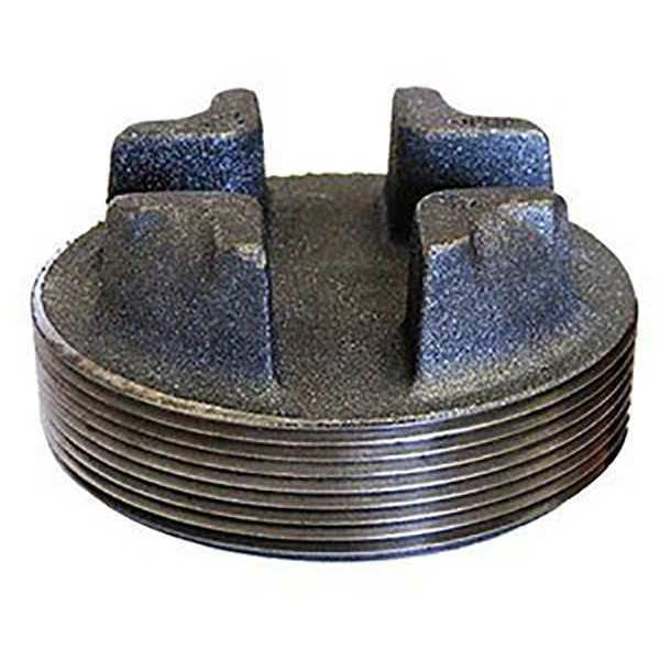 Hex Head Plug, Cast Iron, 4 in, Class 150