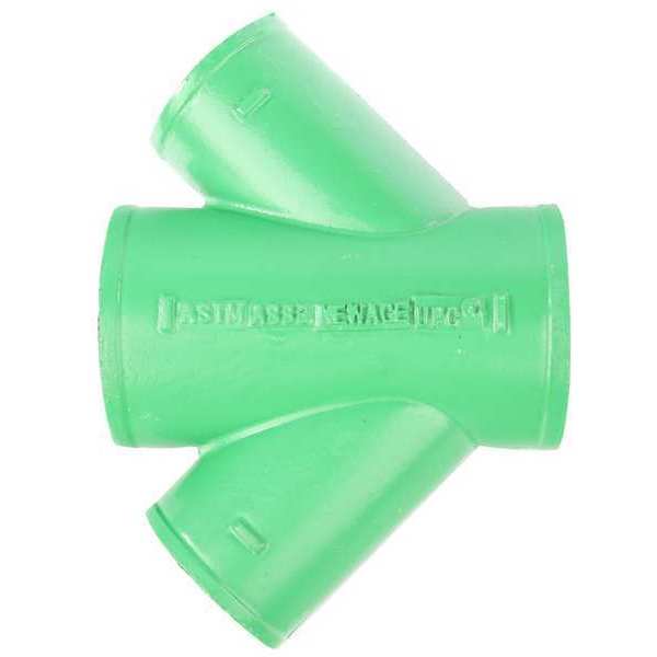Double Wye, Cast Iron, 3 in, Socket
