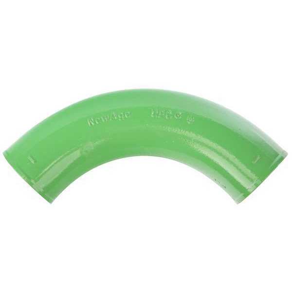 90 Long Sweep Bend, Cast Iron, 6 in