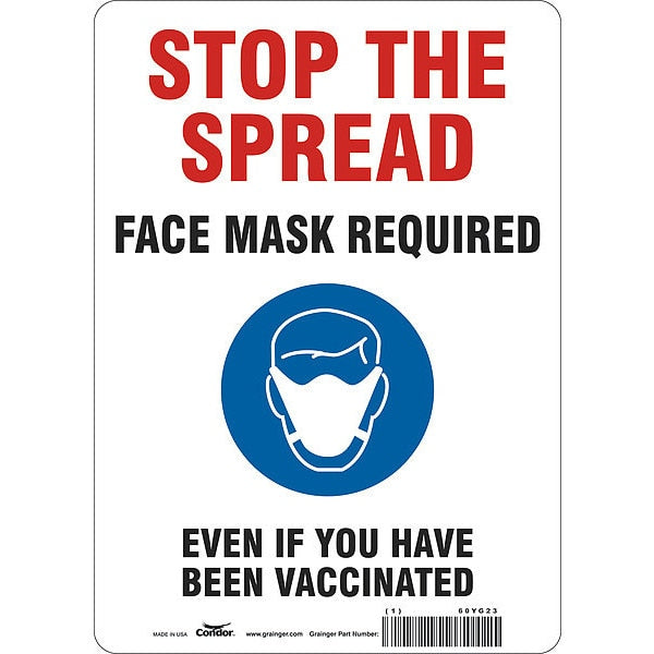 Facemask Reminder Safety Sign