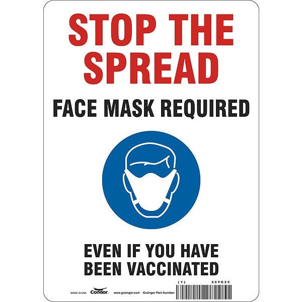 Facemask Reminder Safety Sign