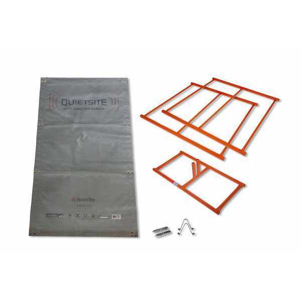 Noise Barrier Kit, 97 1/2 in L, 48 in W