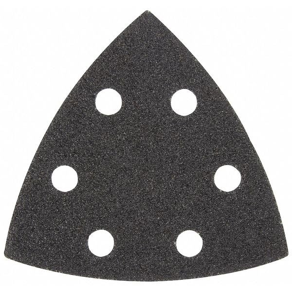 3-1/2 in. 80 Grit Triangle Sandpaper (6 pk)