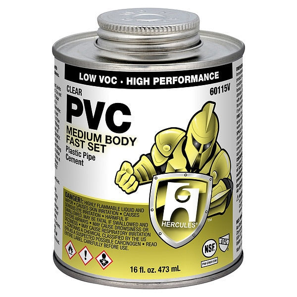 Cement, Brush-Top Can, 16 fl oz, Clear