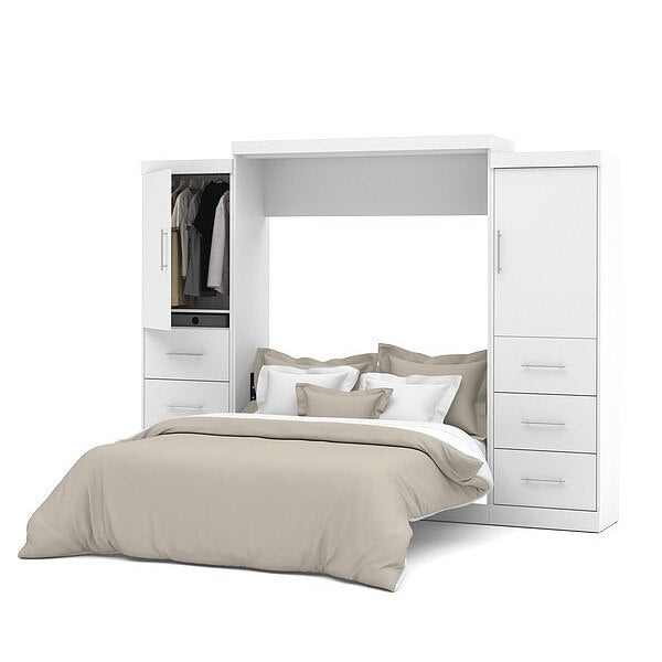 Queen Wall Bed Kit, Nebula, White, 115