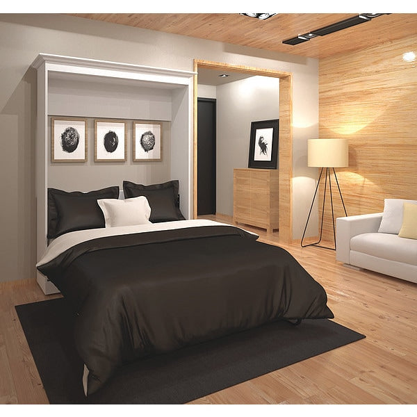 Full Wall Bed, White, 64