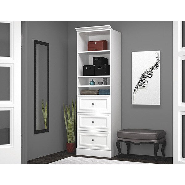 Storage Unit, 3 Drawer Set White, 25