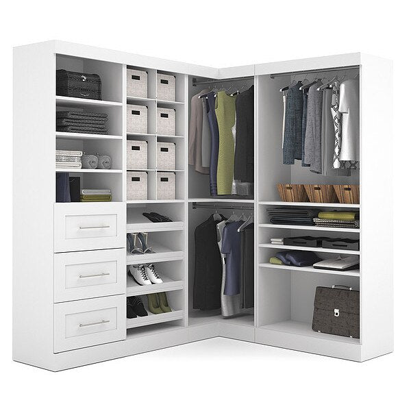 Corner Storage Kit, White