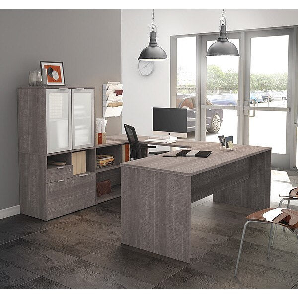 U Shaped Desk, 88-39/64 D, 71.1