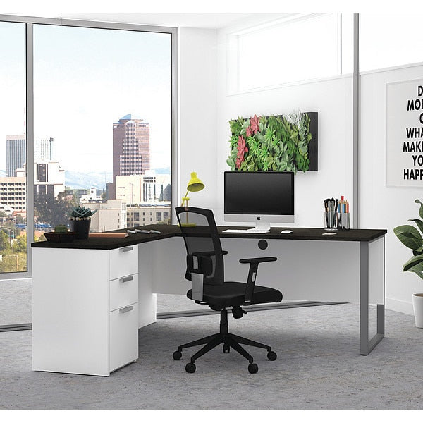 L Shaped Desk, 68.9