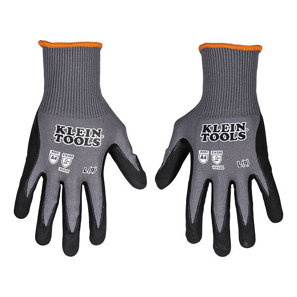 Knit Dipped Gloves, Cut Level A4, L