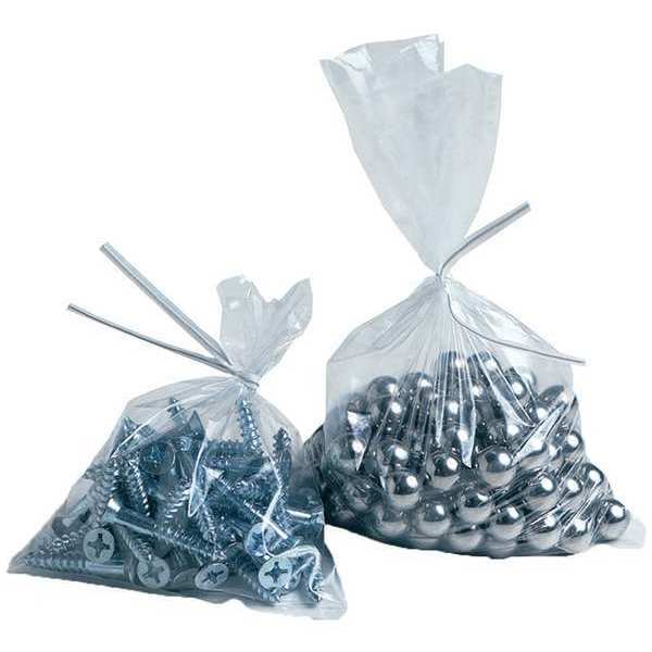 Open End Poly Bag, 3 mil, Clear