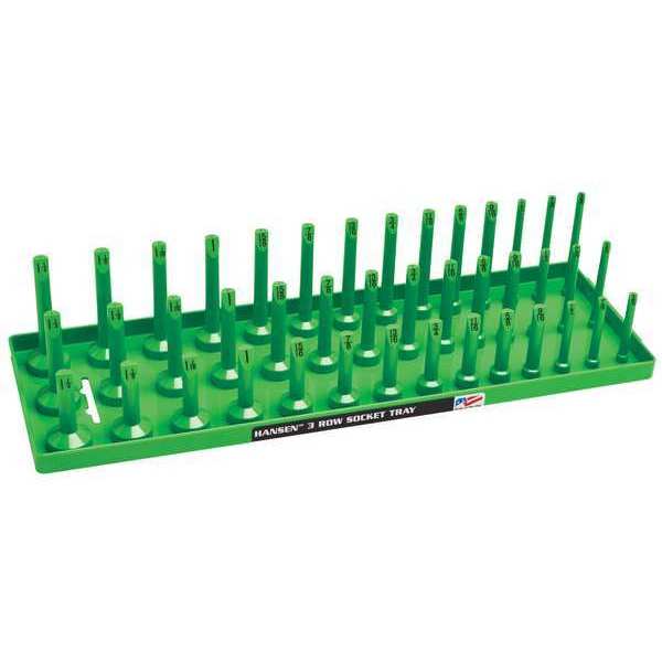 Socket Tray, Green, Plastic