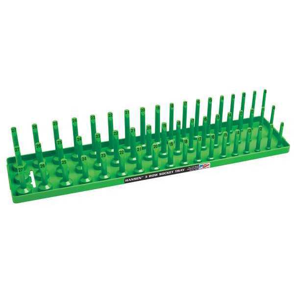Socket Tray, Green, Plastic