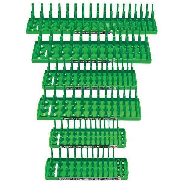 Socket Tray Set, Green, Plastic