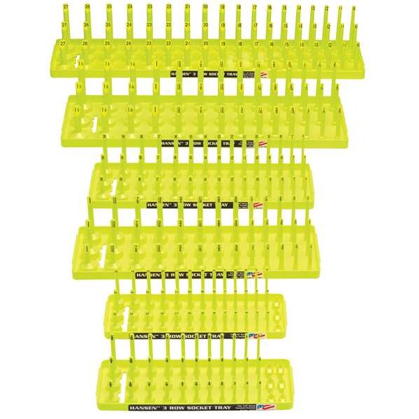 Socket Tray Set, Yellow, Plastic