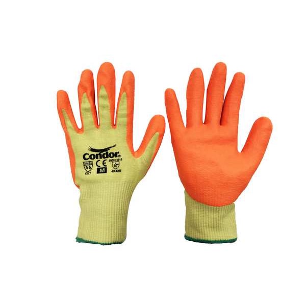 Cut-Resistant Gloves, Nitrile, L/9, PR