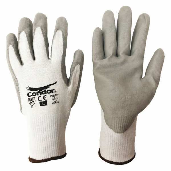 VF, Cut-Res Gloves, PU, 2XL, 19L420, PR