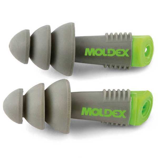Reusable Uncorded Ear Plugs, Flanged Shape, 27 dB