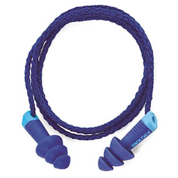 Reusable Corded Ear Plugs, Flanged Shape, 27 dB
