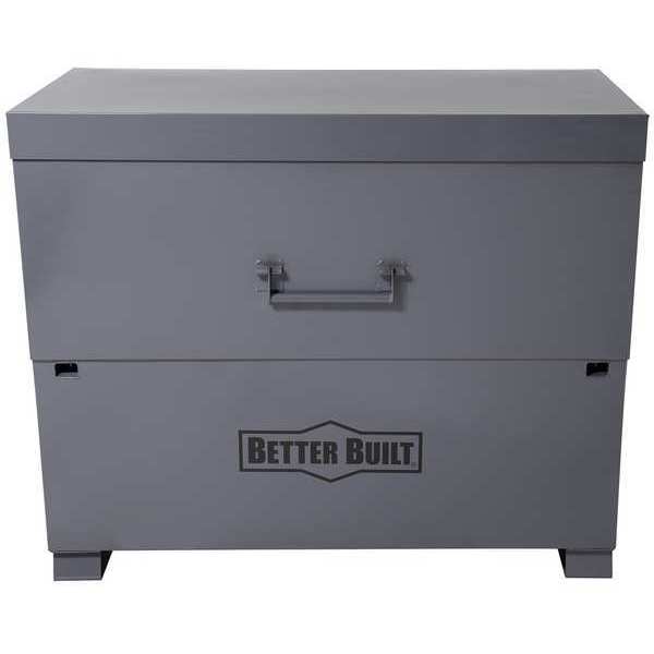 Piano-Style Jobsite Box, 49 in, Gray