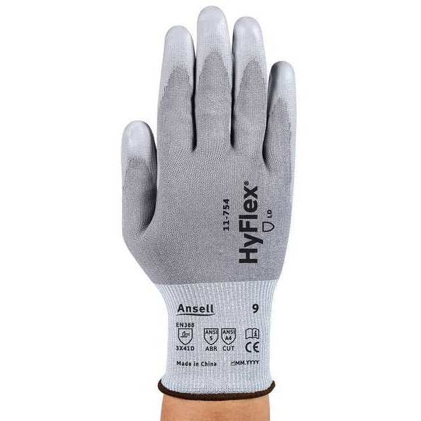 Cut Resistant Gloves, A4, Gray 12, PR