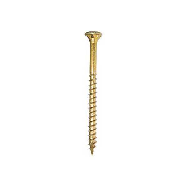 Deck Screw, #10 x 2-1/2 in, Climatek, Flat Head, Torx Drive, 2500 PK