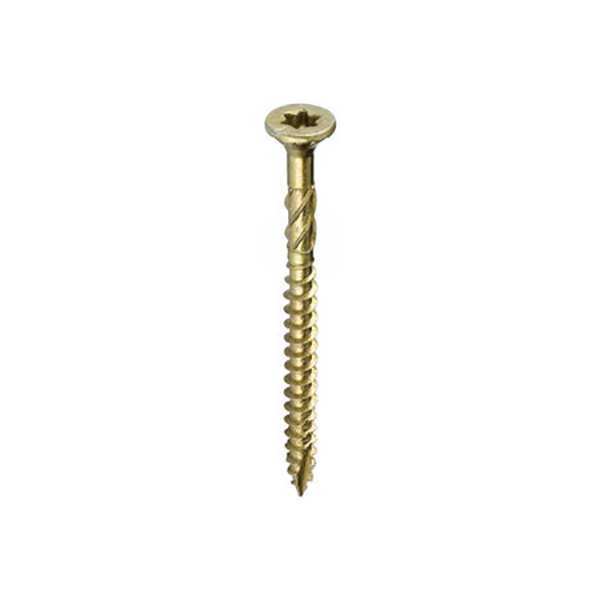 Deck Screw, #9 x 2-1/2 in, Steel, Flat Head, Torx Drive, 575 PK