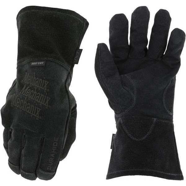 Welding Gloves, Black, 9, PR