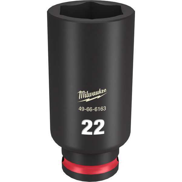 22mm SHOCKWAVE Impact Duty 3/8 in. Drive Deep Well 6 Point Impact Socket