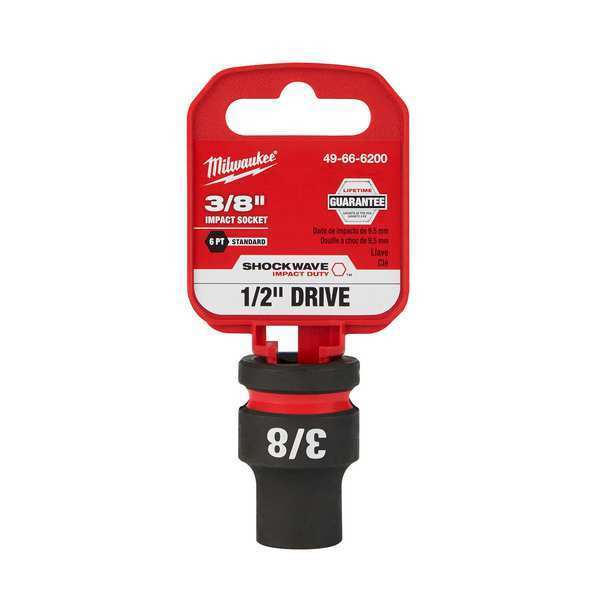 3/8 in. SHOCKWAVE Impact Duty 1/2 in. Drive Standard 6 Point Impact Socket