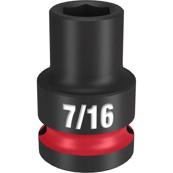 7/16 in. SHOCKWAVE Impact Duty 1/2 in. Drive Standard 6 Point Impact Socket