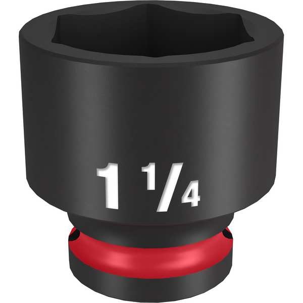 1-1/4 in. SHOCKWAVE Impact Duty 1/2 in. Drive Standard 6 Point Impact Socket