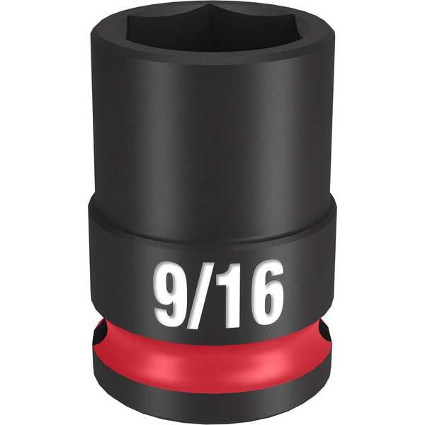 9/16 in. SHOCKWAVE Impact Duty 3/8 in. Drive Standard 6 Point Impact Socket