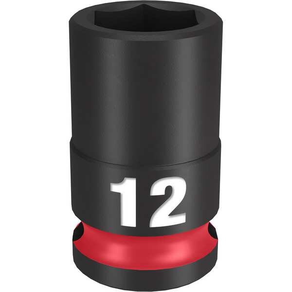 12mm SHOCKWAVE Impact Duty 3/8 in. Drive Standard 6 Point Impact Socket