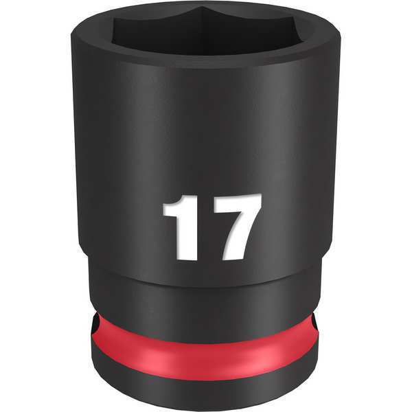 17mm SHOCKWAVE Impact Duty 3/8 in. Drive Standard 6 Point Impact Socket