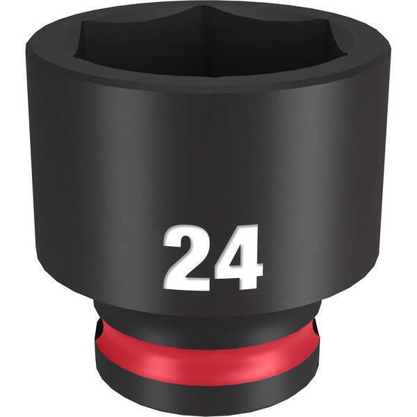 24mm SHOCKWAVE Impact Duty 3/8 in. Drive Standard 6 Point Impact Socket