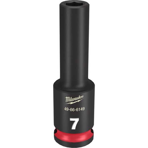 7mm SHOCKWAVE Impact Duty 3/8 in. Drive Deep Well 6 Point Impact Socket