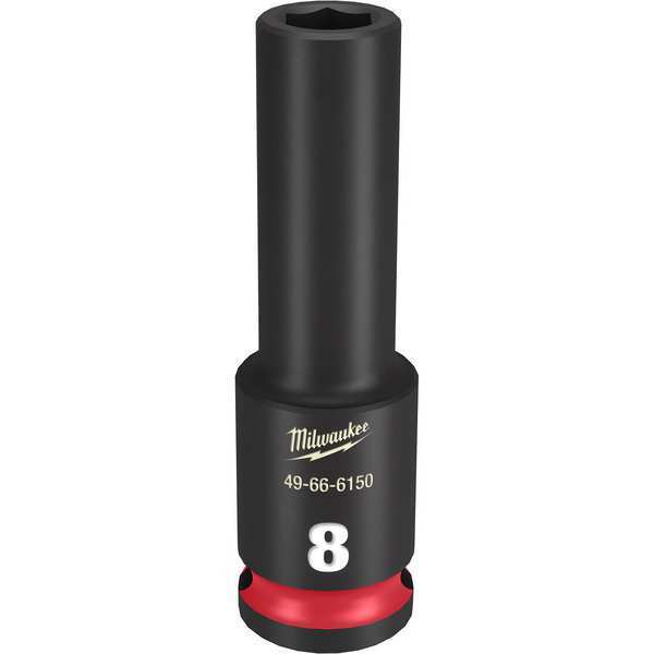 8mm SHOCKWAVE Impact Duty 3/8 in. Drive Deep Well 6 Point Impact Socket
