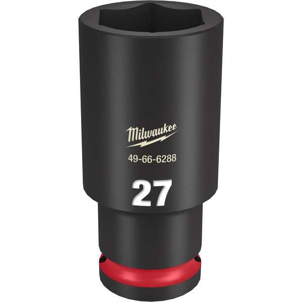 27mm SHOCKWAVE Impact Duty 1/2 in. Drive Deep Well 6 Point Impact Socket