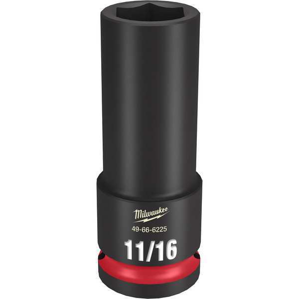 11/16 in. SHOCKWAVE Impact Duty 1/2 in. Drive Deep Well 6 Point Impact Socket