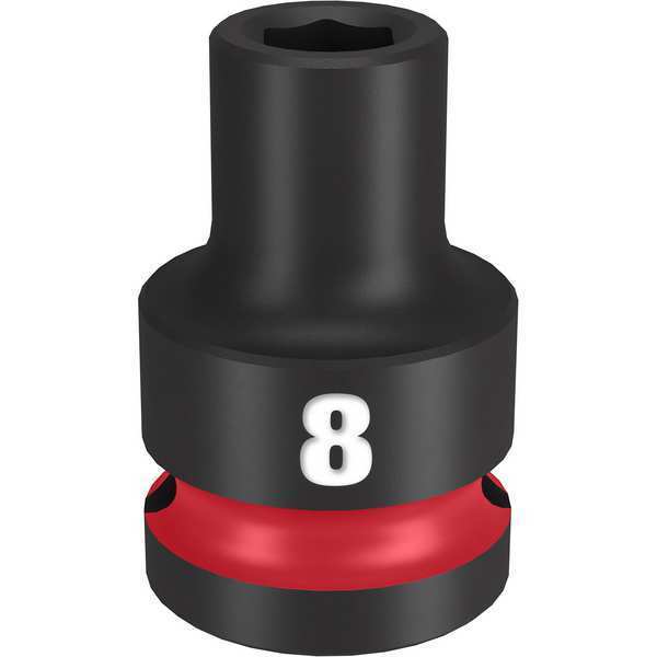 8mm SHOCKWAVE Impact Duty 1/2 in. Drive Standard 6 Point Impact Socket