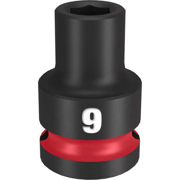 9mm SHOCKWAVE Impact Duty 1/2 in. Drive Standard 6 Point Impact Socket