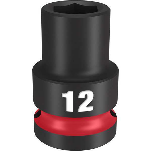 12mm SHOCKWAVE Impact Duty 1/2 in. Drive Standard 6 Point Impact Socket