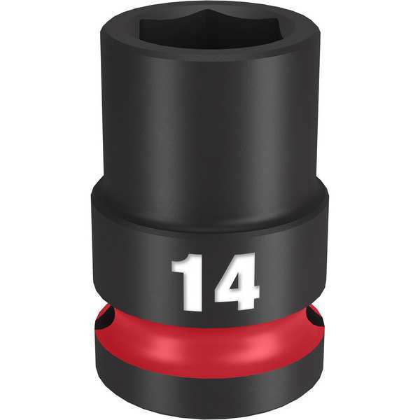 14mm SHOCKWAVE Impact Duty 1/2 in. Drive Standard 6 Point Impact Socket