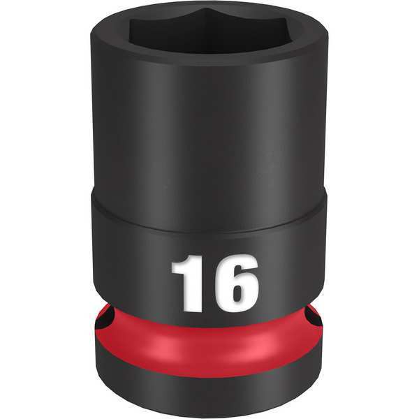 16mm SHOCKWAVE Impact Duty 1/2 in. Drive Standard 6 Point Impact Socket