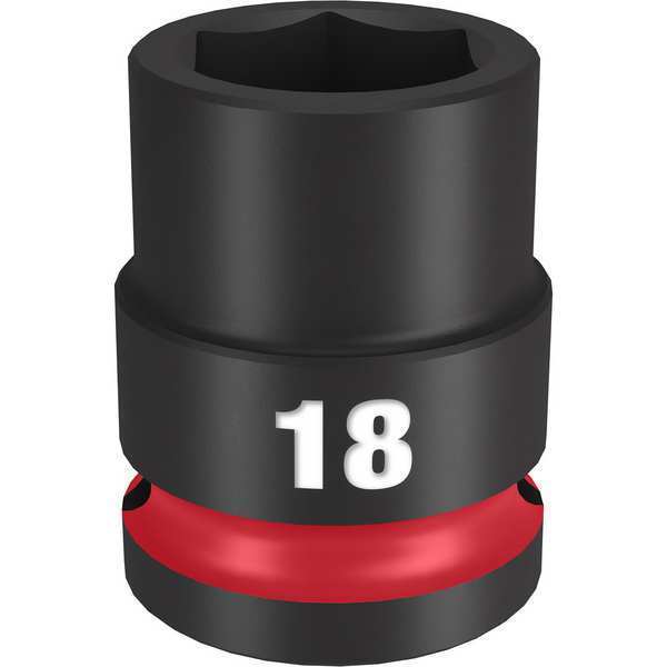 18mm SHOCKWAVE Impact Duty 1/2 in. Drive Standard 6 Point Impact Socket