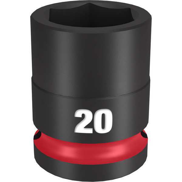 20mm SHOCKWAVE Impact Duty 1/2 in. Drive Standard 6 Point Impact Socket