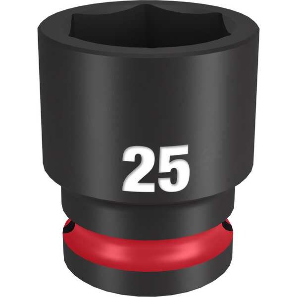 25mm SHOCKWAVE Impact Duty 1/2 in. Drive Standard 6 Point Impact Socket