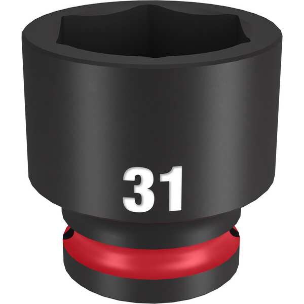 31mm SHOCKWAVE Impact Duty 1/2 in. Drive Standard 6 Point Impact Socket
